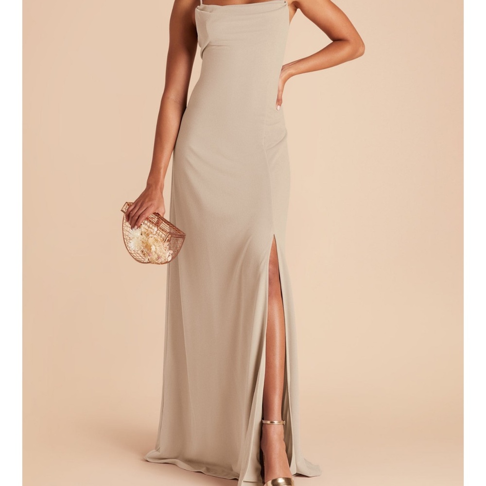 Birdy Grey Ash Crepe Bridesmaid Dress